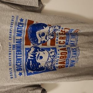 Funko Pop Rocky Balboa vs Apollo Creed Fight Card shirt. Men's Size Small.
